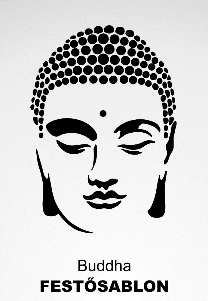 Buddha festősablon