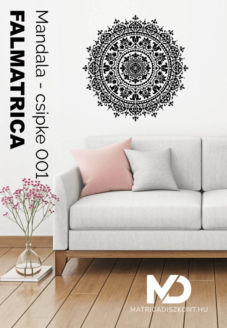 Mandala elegáns 001 falmatrica