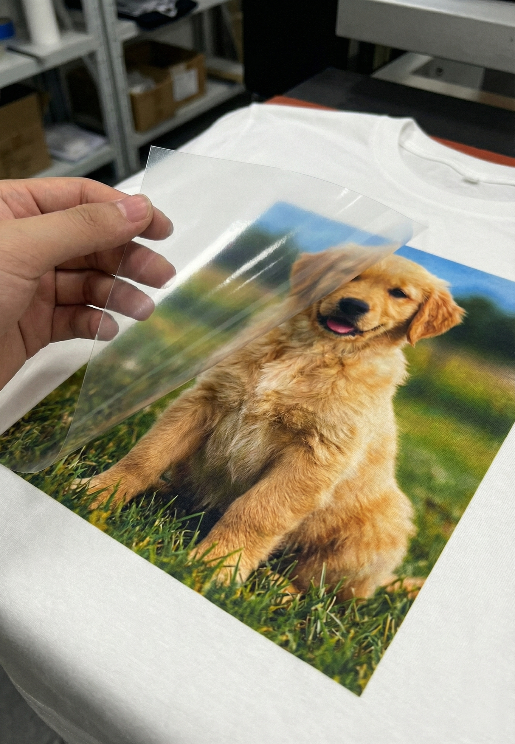 Otthon felvasalható pólómatrica egyedi kérésed szerint 